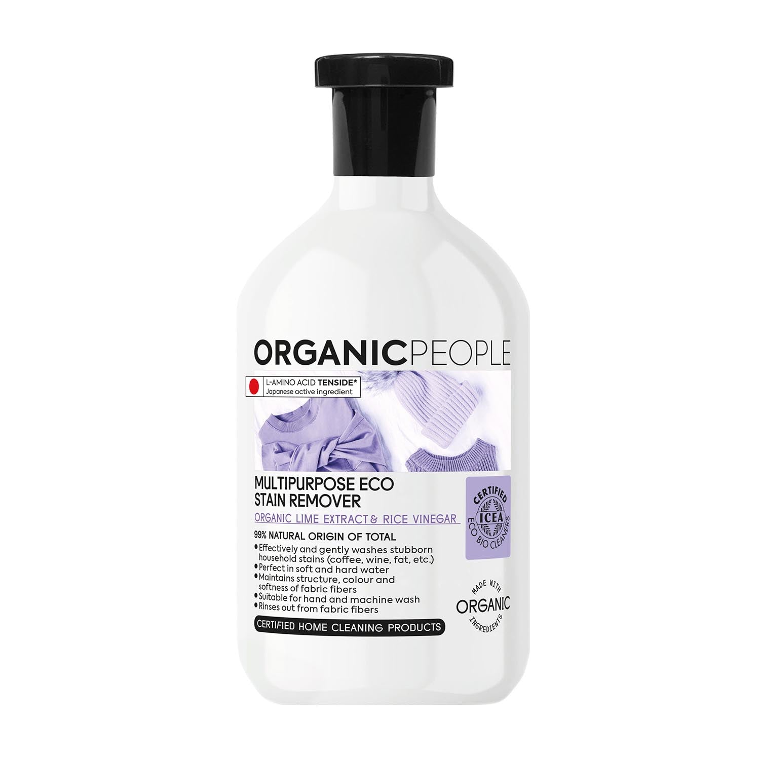 Organic People Lime Extract Rice Vinegar Multi-Purpose Eco Stain Remover 200Ml